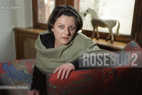 German writer Herta Müller at home. Berlin, January 20, 2001 - ©Ulf Andersen/Rosebud2