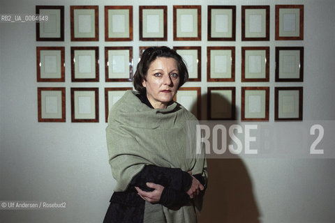 German writer Herta Müller at home. Berlin, January 20, 2001 - ©Ulf Andersen/Rosebud2