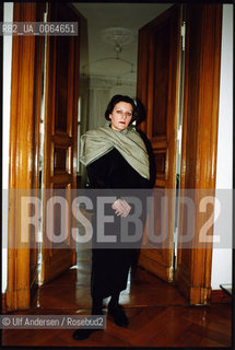 German writer Herta Müller at home. Berlin, January 20, 2001 - ©Ulf Andersen/Rosebud2