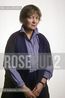 English writer Iris Murdoch. London, March 20, 1987 - ©Ulf Andersen/Rosebud2