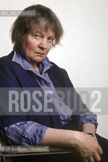 English writer Iris Murdoch. London, March 20, 1987 - ©Ulf Andersen/Rosebud2