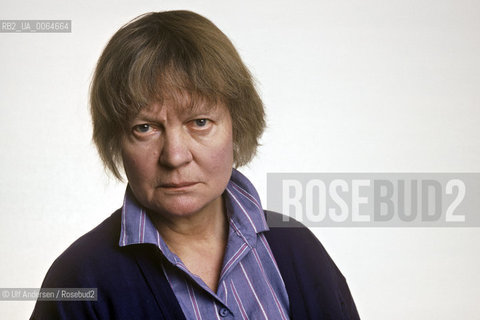 English writer Iris Murdoch. London, March 20, 1987 - ©Ulf Andersen/Rosebud2