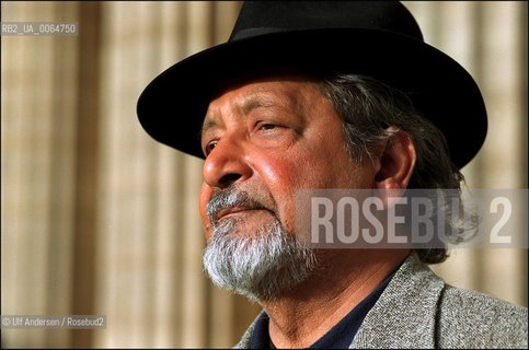 English writer Vidiadhar Surajprasad Naipaul. Paris, October 1, 2002 - ©Ulf Andersen/Rosebud2