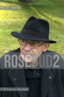 French philosopher Jean Luc Nancy. Paris, April 25, 2010 - ©Ulf Andersen/Rosebud2