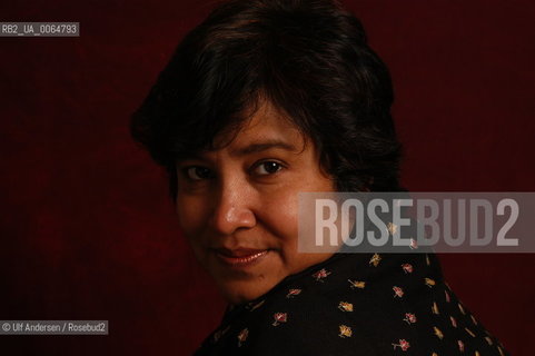 Taslima Nasreen, Swedish writer, born in Bangladesh. Paris, October 5, 2005 - ©Ulf Andersen/Rosebud2