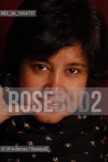 Taslima Nasreen, Swedish writer, born in Bangladesh. Paris, October 5, 2005 - ©Ulf Andersen/Rosebud2