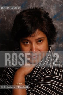 Taslima Nasreen, Swedish writer, born in Bangladesh. Paris, October 5, 2005 - ©Ulf Andersen/Rosebud2