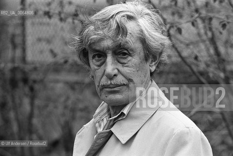 Russian writer Victor Nekrassov (1911-1987). Paris, April 3,1978 - ©Ulf Andersen/Rosebud2