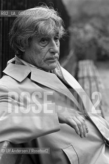 Russian writer Victor Nekrassov (1911-1987). Paris, April 3,1978 - ©Ulf Andersen/Rosebud2