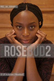 Nigerian writer Chimamanda Ngozi Adichie. Paris, September 24, 2008 - ©Ulf Andersen/Rosebud2