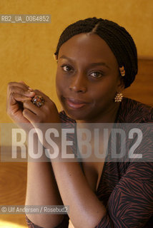 Nigerian writer Chimamanda Ngozi Adichie. Paris, September 24, 2008 - ©Ulf Andersen/Rosebud2