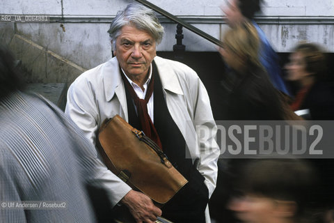 Swiss writer Paul Nizon. Paris, May 29, 2002 - ©Ulf Andersen/Rosebud2