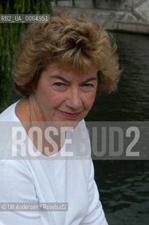 Irish writer Nuala OFaolain. Paris september 29, 2003 - ©Ulf Andersen/Rosebud2