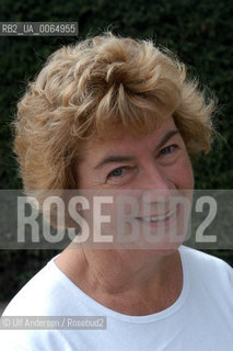 Irish writer Nuala OFaolain. Paris september 29, 2003 - ©Ulf Andersen/Rosebud2