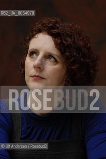 Irish writer Maggie OFarell. Paris April 7, 2008 - ©Ulf Andersen/Rosebud2