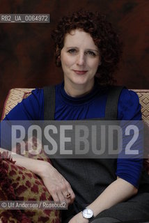 Irish writer Maggie OFarell. Paris April 7, 2008 - ©Ulf Andersen/Rosebud2