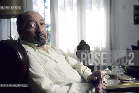 Uruguayan writer Juan Carlos Onetti. Madrid October 24, 1987 - ©Ulf Andersen/Rosebud2