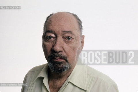 Uruguayan writer Juan Carlos Onetti. Madrid October 24, 1987 - ©Ulf Andersen/Rosebud2