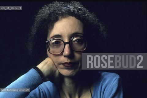 American writer Joyce Carol Oates. Paris October 30, 1992 - ©Ulf Andersen/Rosebud2