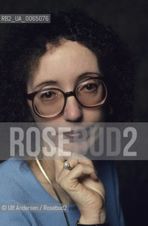 American writer Joyce Carol Oates. Paris October 30, 1992 - ©Ulf Andersen/Rosebud2