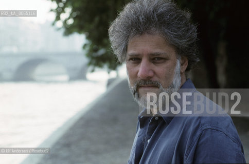 Canadian writer Michael Ondaatje. Paris April 16, 1991 - ©Ulf Andersen/Rosebud2