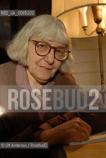 American writer Cynthia Ozick at home. New Rochelle January 20, 2007 - ©Ulf Andersen/Rosebud2