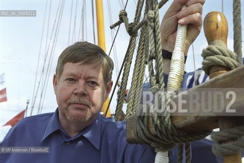 Finnish writer Arto Paasilinna. Paris, April 23, 2002 - ©Ulf Andersen/Rosebud2