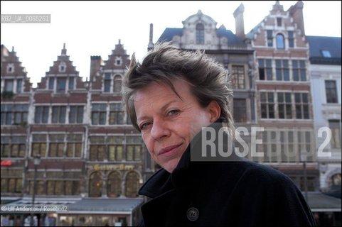 Belgian writer Connie Palmen. Antwerpen, February 14, 2003 - ©Ulf Andersen/Rosebud2