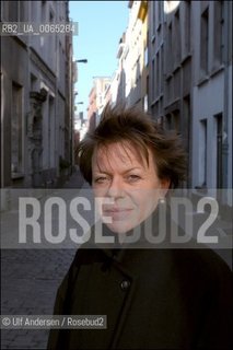 Belgian writer Connie Palmen. Antwerpen, February 14, 2003 - ©Ulf Andersen/Rosebud2