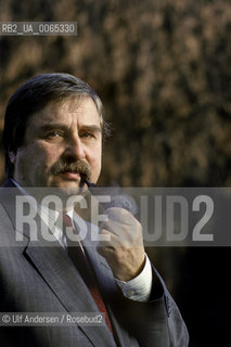 Serbian writer Milorad Pavic. Paris, March 10, 1990 - ©Ulf Andersen/Rosebud2