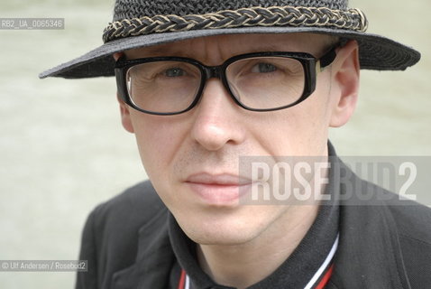 English writer David Peace. Lyon, May 31, 2008 - ©Ulf Andersen/Rosebud2