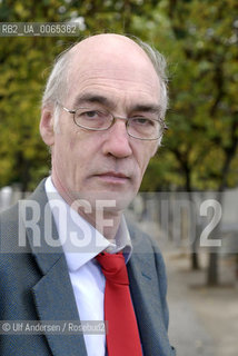 English writer Ian Pears. Paris, October 12, 2009 - ©Ulf Andersen/Rosebud2