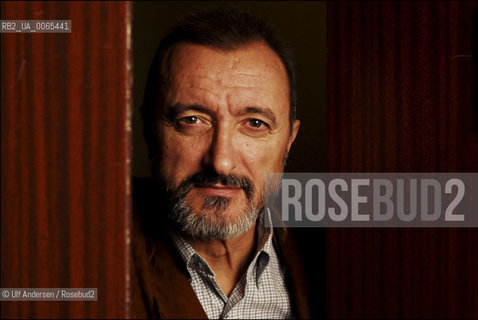 Spanish writer Arturo Perez-Reverte. Paris, April 26, 2007 - ©Ulf Andersen/Rosebud2