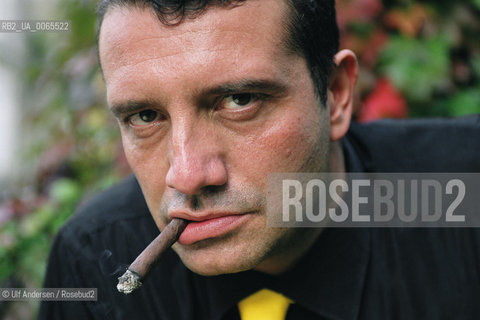 Italian writer Andrea Pinketts. Le Mans, October 16, 2001 - ©Ulf Andersen/Rosebud2