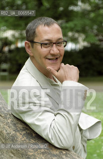 German writer Akif Pirrinci. Paris, May 12, 2001 - ©Ulf Andersen/Rosebud2