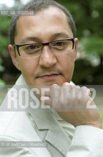 German writer Akif Pirrinci. Paris, May 12, 2001 - ©Ulf Andersen/Rosebud2