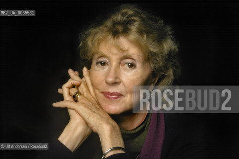 American writer Francine du Plessis Gray. Paris, April 26, 1990 - ©Ulf Andersen/Rosebud2