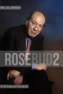 Italian writer Giorgio Pressburger. Paris, March 23, 2002 - ©Ulf Andersen/Rosebud2