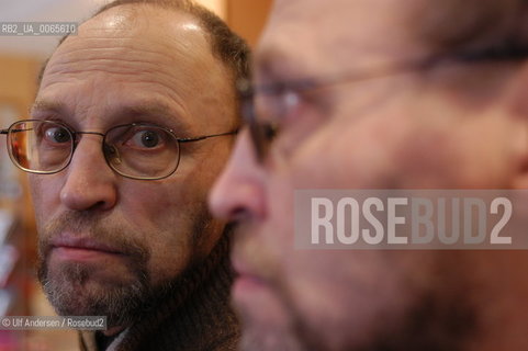 Russian writer Dmitri Prigov. Paris, January 21, 2005 - ©Ulf Andersen/Rosebud2