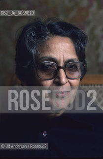 Indian writer Amrita Pritam. Paris, March 23, 1989 - ©Ulf Andersen/Rosebud2