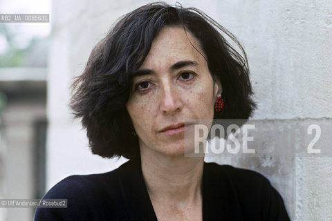 American writer Francine Prose. Paris, September 2, 1993 - ©Ulf Andersen/Rosebud2