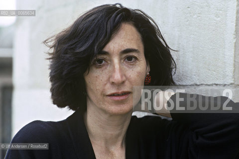 American writer Francine Prose. Paris, September 2, 1993 - ©Ulf Andersen/Rosebud2