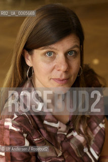 Belgian writer Anne Provoost. Paris, September 8, 2009 - ©Ulf Andersen/Rosebud2