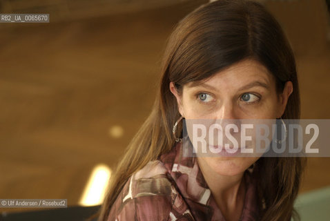 Belgian writer Anne Provoost. Paris, September 8, 2009 - ©Ulf Andersen/Rosebud2