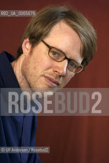 American writer Eric Puchner. Paris, September 27, 2008 - ©Ulf Andersen/Rosebud2