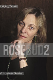 Spanish writer Soledad Puertolas. Paris, March 18, 1995 - ©Ulf Andersen/Rosebud2