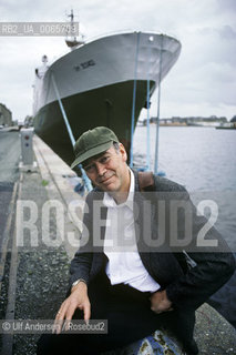 English writer Jonathan Raban. Saint Malo, May 21, 1994 - ©Ulf Andersen/Rosebud2