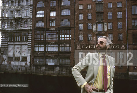 German writer Fritz Raddatz. Hamburg, September 21, 1988 - ©Ulf Andersen/Rosebud2