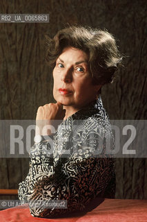 English writer Ruth Rendell. Paris, September 30, 1992 - ©Ulf Andersen/Rosebud2