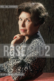 English writer Ruth Rendell. Paris, September 30, 1992 - ©Ulf Andersen/Rosebud2